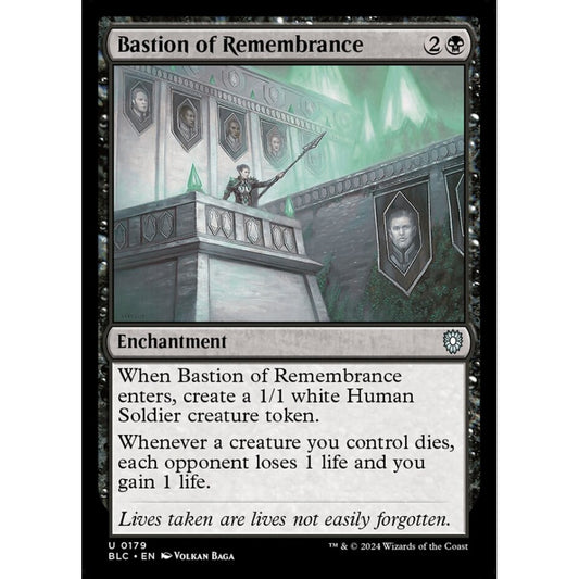Bastion of Remembrance, 179, uncommon, Magic: The Gathering, Bloomburrow