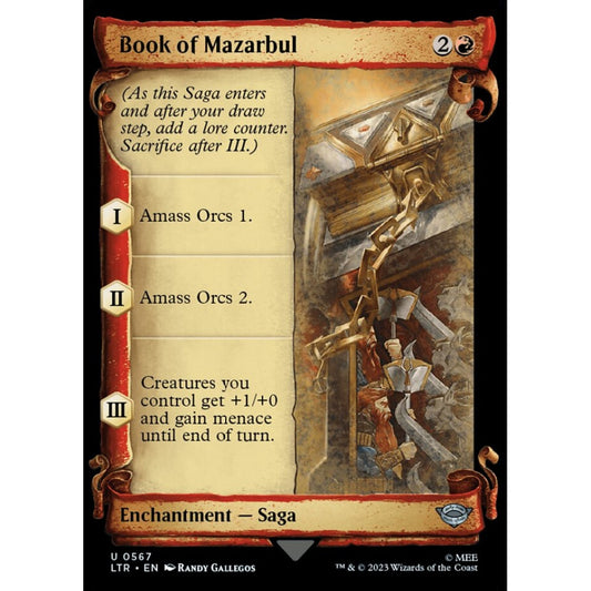 Book of Mazarbul, uncommon, 567, Magic the Gathering, The Lord of the Rings: Tales of Middle-earth