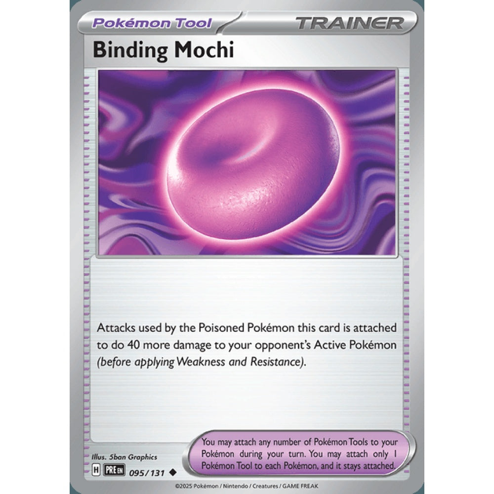 Binding Mochi Uncommon 095/131 Pokemon Card Game Prismatic Evolutions