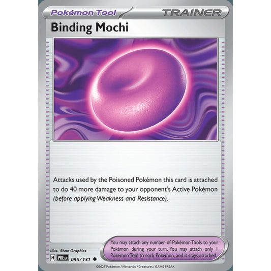 Binding Mochi Uncommon 095/131 Pokemon Card Game Prismatic Evolutions