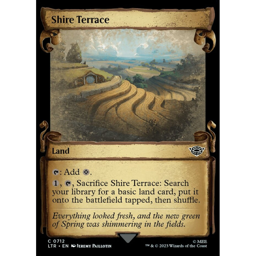 Shire Terrace, common, 712, Magic the Gathering, The Lord of the Rings: Tales of Middle-earth