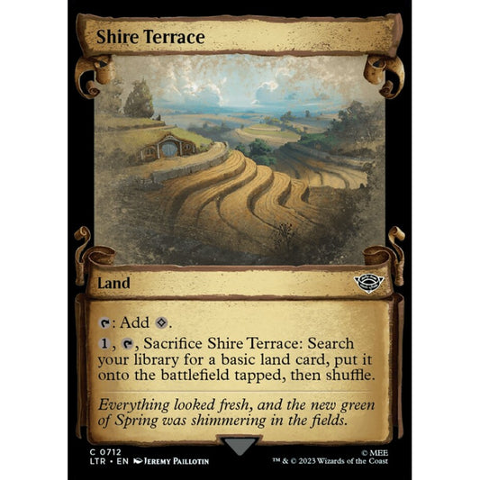 Shire Terrace, common, 712, Magic the Gathering, The Lord of the Rings: Tales of Middle-earth