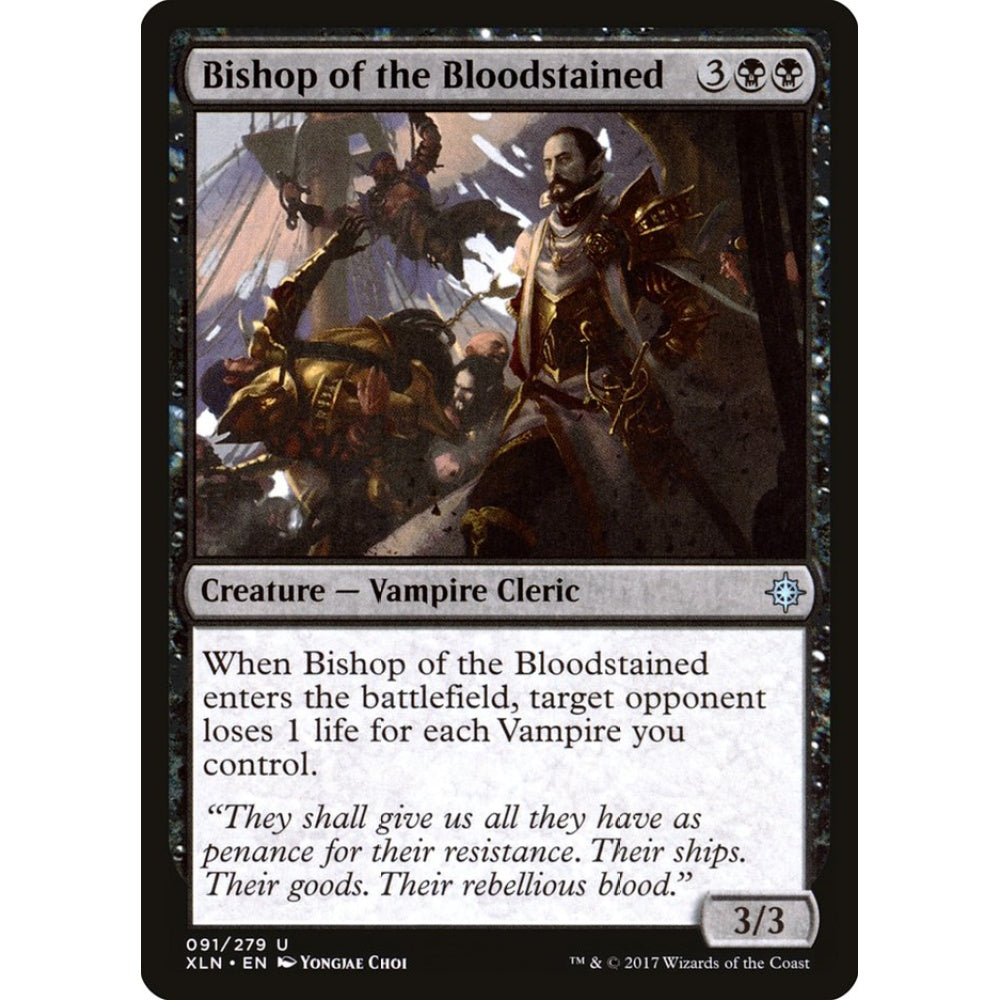 Bishop of the Bloodstained uncommon 91 Magic the Gathering Ixalan