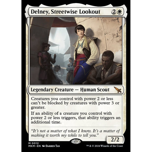 Delney, Streetwise Lookout mythic 12 Magic the Gathering Murders at Karlov Manor