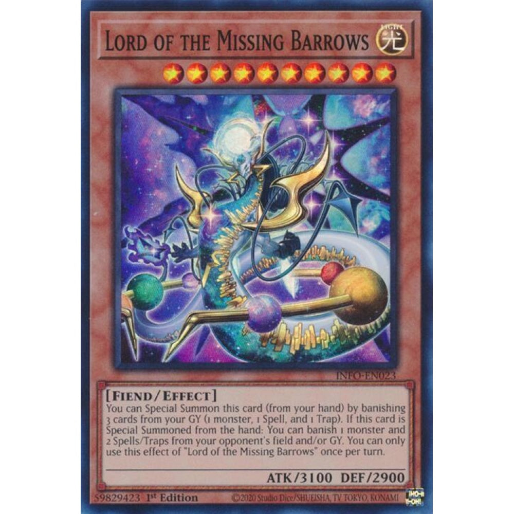 Lord of the Missing Barrows INFO-EN023 Super Yu-Gi-Oh The Infinite Forbidden