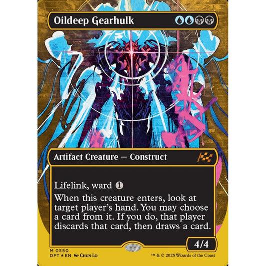 Oildeep Gearhulk, 550, mythic, Magic: The Gathering, Aetherdrift