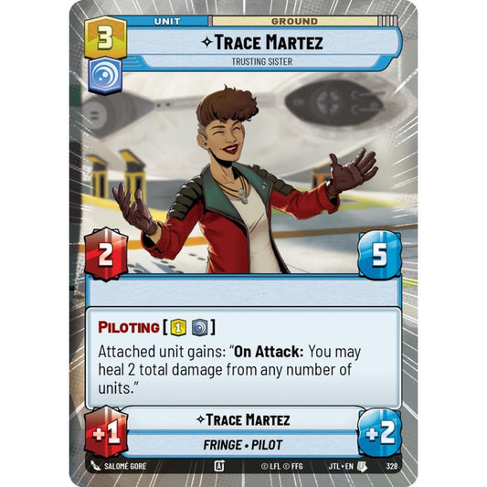 Trace Martez, U, JTL 328) Hyperspace, Star Wars Unlimited