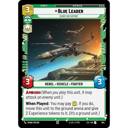Blue Leader, U, JTL 594) Foil, Star Wars Unlimited