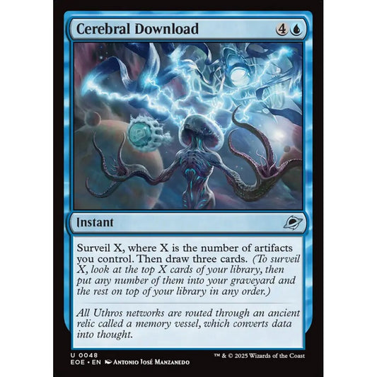 Cerebral Download uncommon 48 Magic the Gathering Edge of Eternities