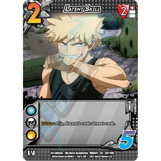 Latent Skill, 89/180, SE, UniVersus, MHA01 My Hero Academia
