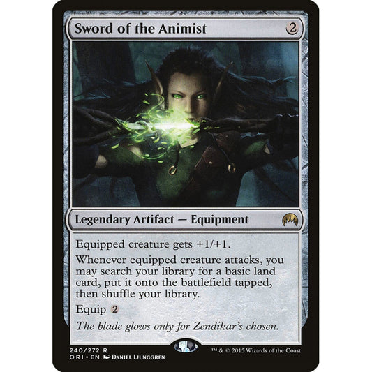Sword of the Animist rare 240 Magic the Gathering Magic Origins