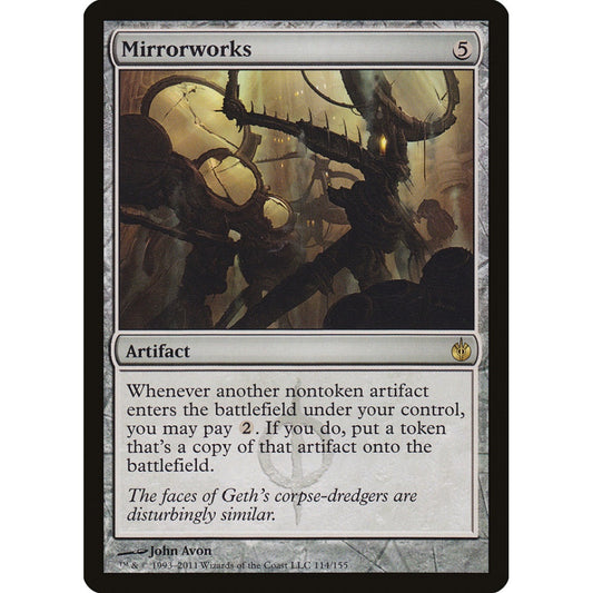 Mirrorworks rare 114 Magic the Gathering Mirrodin Besieged