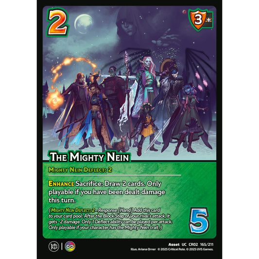 The Mighty Nein, 165/211, CR02, Universus, Critical Role: Heroes Of Exandria, Asset, UC