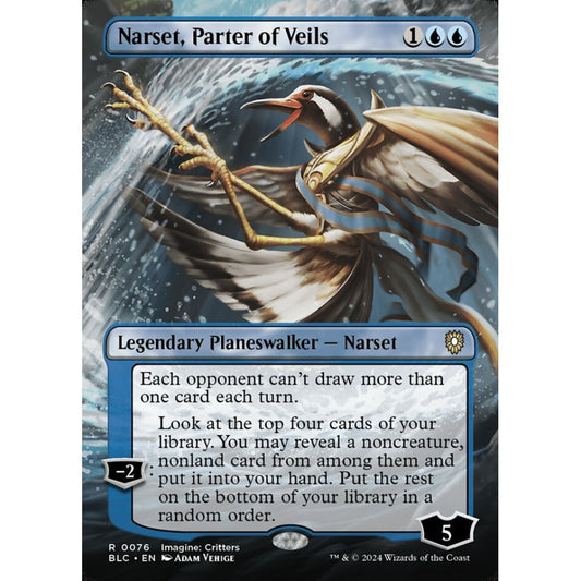Narset, Parter of Veils, 76, rare, Magic: The Gathering, Bloomburrow