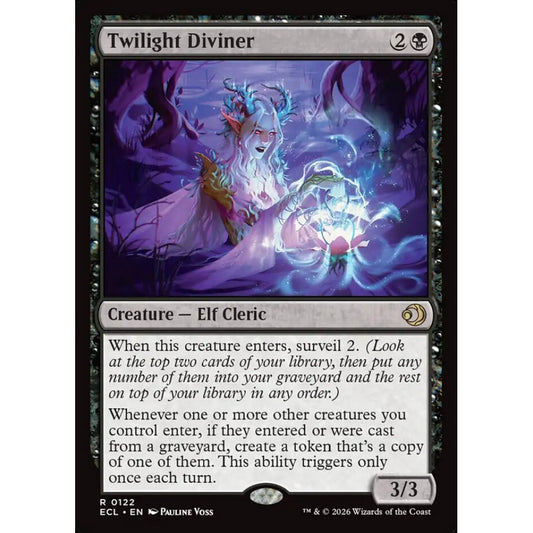 Twilight Diviner rare 122 Magic the Gathering Lorwyn Eclipsed