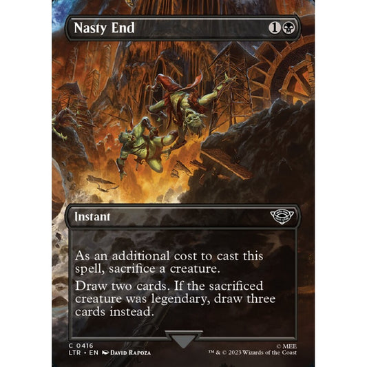 Nasty End, common, 416, Magic the Gathering, The Lord of the Rings: Tales of Middle-earth