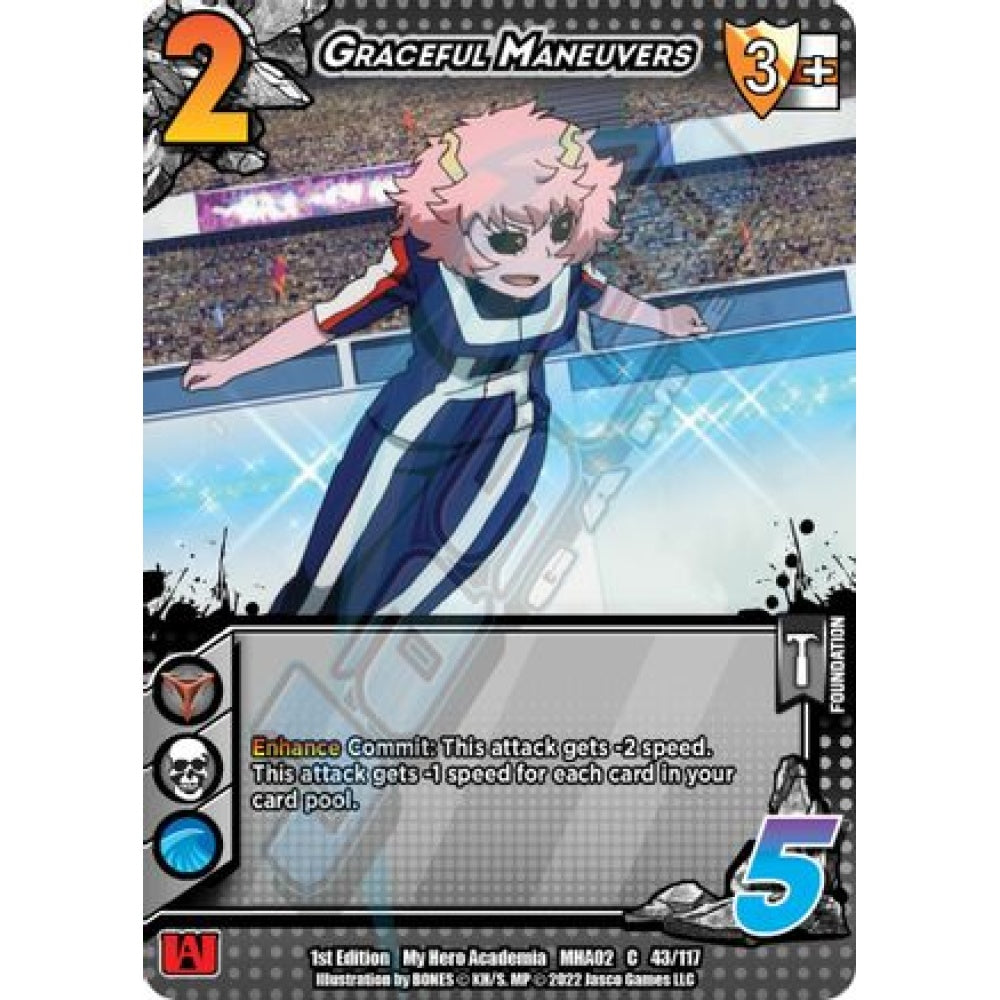 Graceful Maneuvers, 43/117, C, UniVersus, MHA02 Crimson Rampage