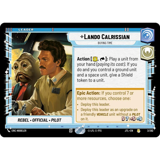 Lando Calrissian, R, JTL 003), Star Wars Unlimited