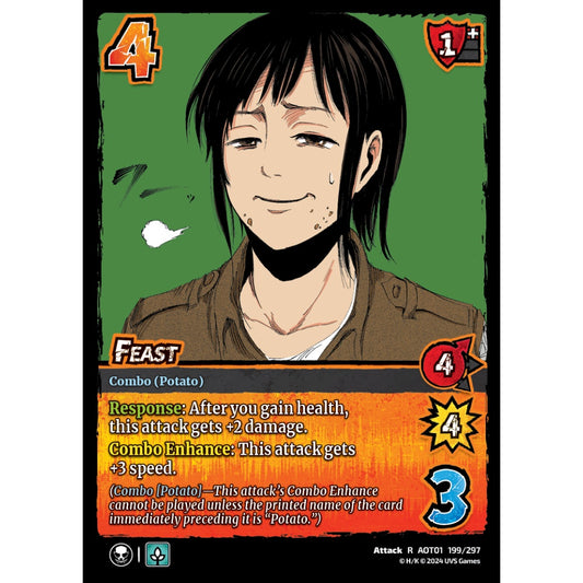 Feast, 199/297, R, UniVersus, Attack on Titan: Battle for Humanity