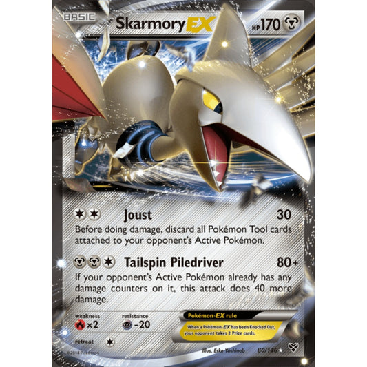 Skarmory-EX Double Rare 80/146 Pokemon Card Game XY