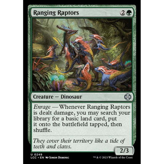 Ranging Raptors, uncommon, 249, Magic the Gathering, The Lost Caverns of Ixalan Commander