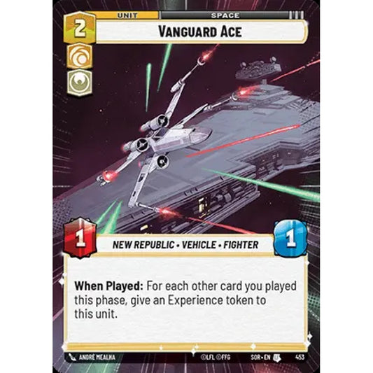 Vanguard Ace, 453, U, Star Wars Unlimited, Sparks Of Rebellion