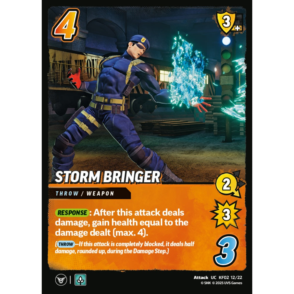 Storm Bringer 12/22 KF02 Universus The King of Fighters XV: Challenger Series: Team Rival Attack UC