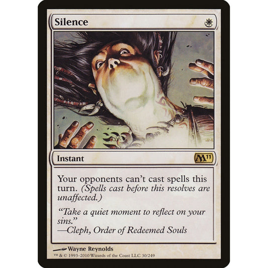 Silence rare 30 Magic the Gathering Magic 2011