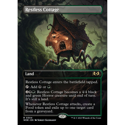 Restless Cottage, rare, 304, Magic the Gathering, Wilds of Eldraine