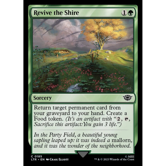 Revive the Shire, common, 185, Magic the Gathering, The Lord of the Rings: Tales of Middle-earth