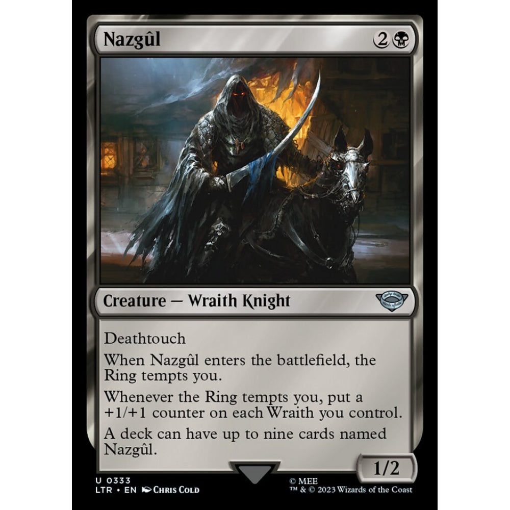 Nazgûl, uncommon, 333, Magic the Gathering, The Lord of the Rings: Tales of Middle-earth