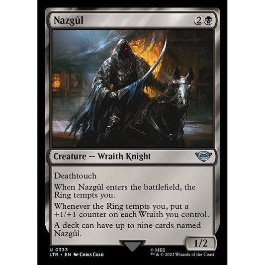 Nazgûl, uncommon, 333, Magic the Gathering, The Lord of the Rings: Tales of Middle-earth