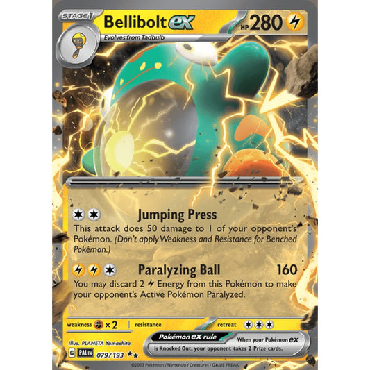 Bellibolt ex Double Rare 079/193 Pokemon Card Game Paldea Evolved