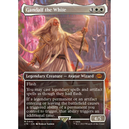 Gandalf the White, mythic, 442, Magic the Gathering, The Lord of the Rings: Tales of Middle-earth