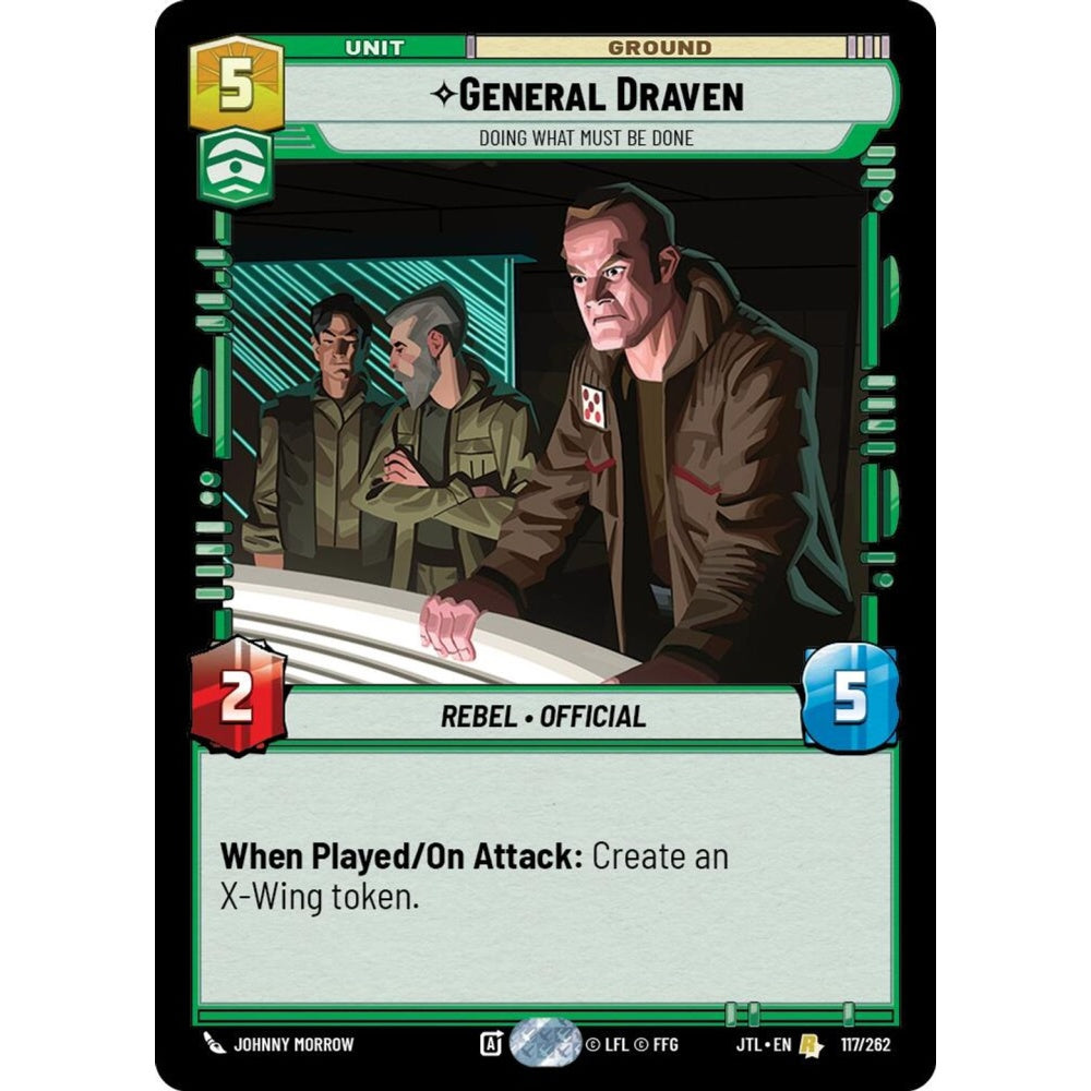 General Draven, R, JTL 117), Star Wars Unlimited