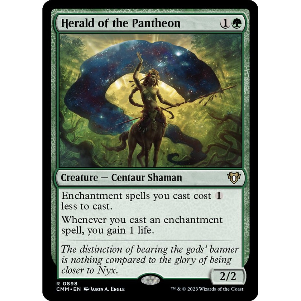 Herald of the Pantheon rare 898 Magic the Gathering Commander Masters