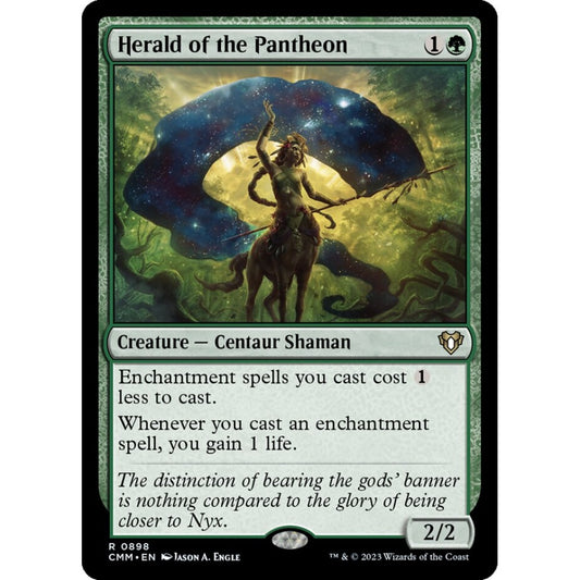 Herald of the Pantheon rare 898 Magic the Gathering Commander Masters