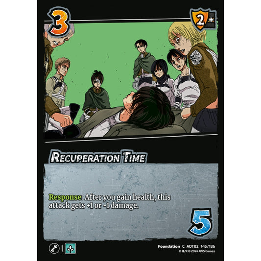 Recuperation Time, 145/186, AOT02, Universus, Attack on Titan: Origins of Power, Foundation, C