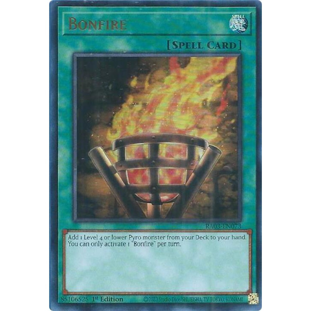 Bonfire (UR) RA03-EN073 Ultra Yu-Gi-Oh Quarter Century Bonanza