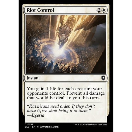 Riot Control, 151, common, Magic: The Gathering, Bloomburrow