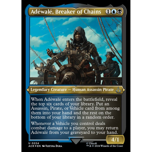 Adéwalé, Breaker of Chains uncommon 224 Magic the Gathering Assassin's Creed