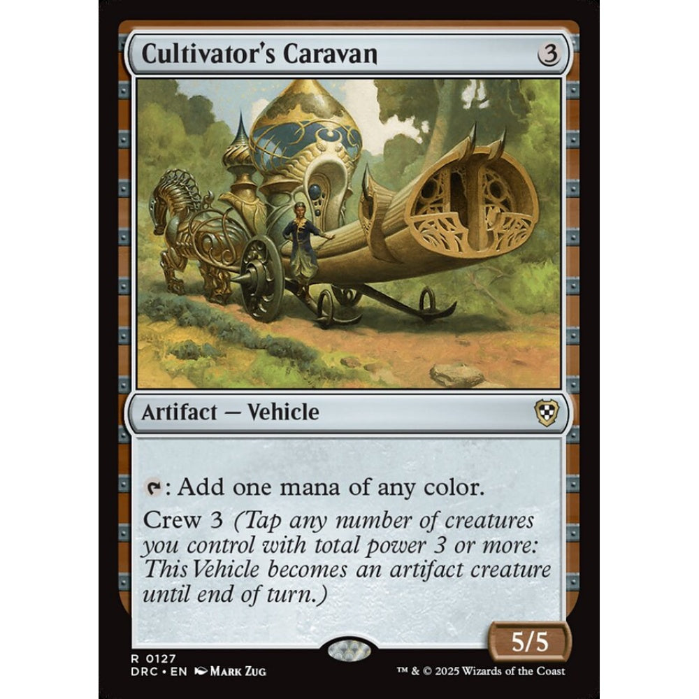 Cultivator's Caravan, 127, rare, Magic: The Gathering, Aetherdrift Commander