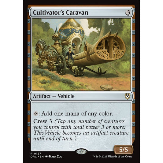 Cultivator's Caravan, 127, rare, Magic: The Gathering, Aetherdrift Commander