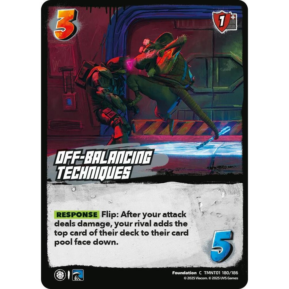 Off-Balancing Techniques 180/186 TMNT01 Universus Teenage Mutant Ninja Turtles Foundation C