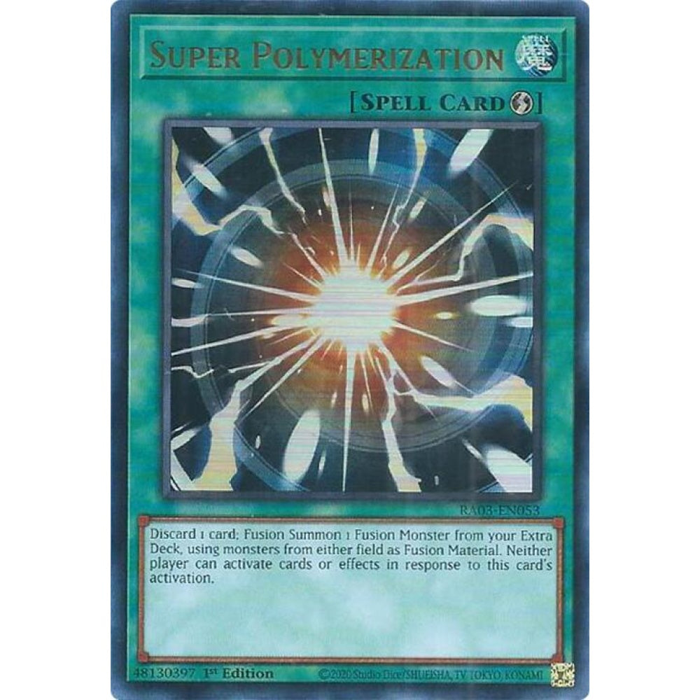 Super Polymerization (UR) RA03-EN053 Ultra Yu-Gi-Oh Quarter Century Bonanza