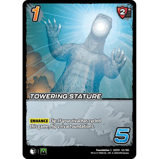 Towering Stature GDZ01 45/186 GDZ01 Universus Godzilla: Reign of Kaiju Foundation C