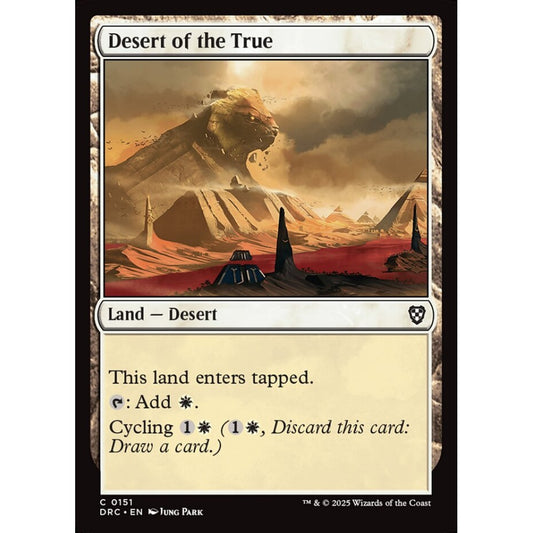 Desert of the True, 151, common, Magic: The Gathering, Aetherdrift Commander
