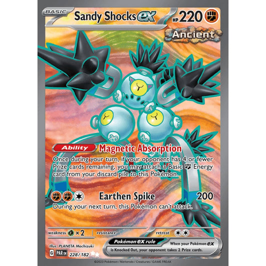 Sandy Shocks ex Full Art 228/182 Pokemon Card Game Paradox Rift
