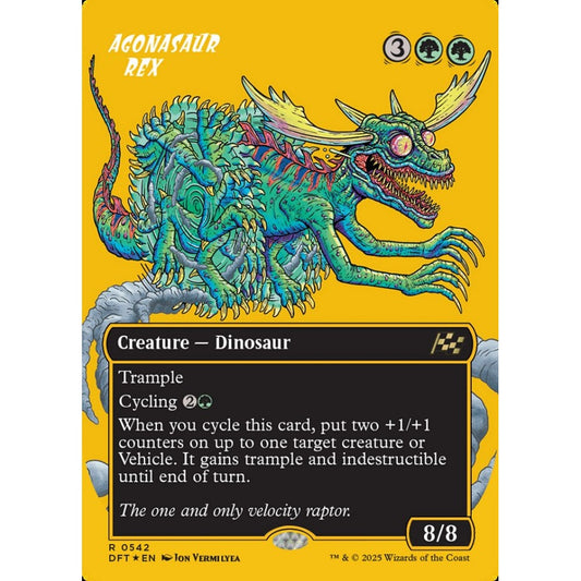 Agonasaur Rex, 542, rare, Magic: The Gathering, Aetherdrift