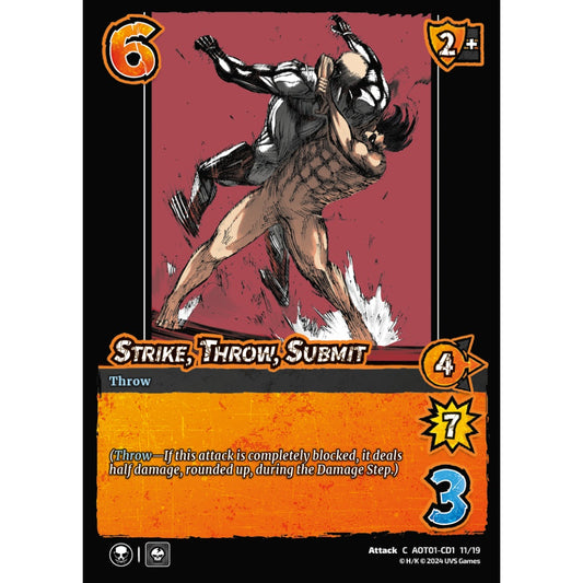 Strike, Throw, Submit, 11/19, C, UniVersus, Attack on Titan: Battle for Humanity